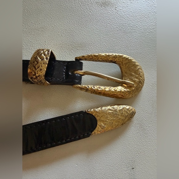 LARA Black and Gold Women\'s Belt‎ main image 6